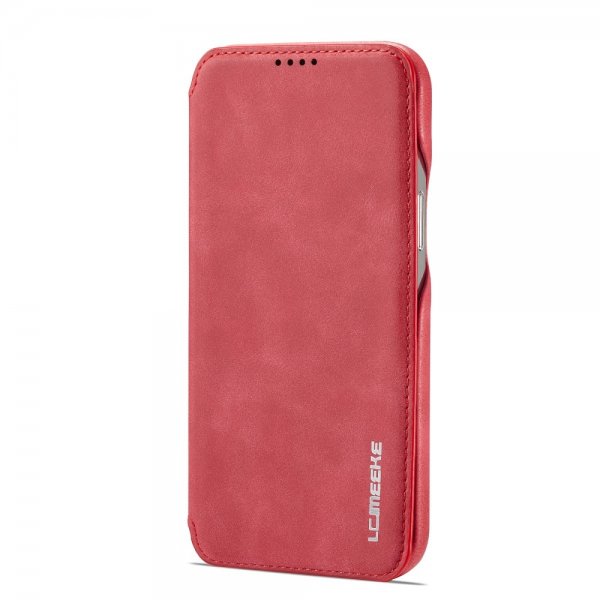 Lc.Imeeke iPhone 15 Pro -kuori, retro punainen