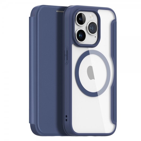 Dux Ducis iPhone 15 Pro -kotelo, Skin X Pro Series MagSafe, sininen