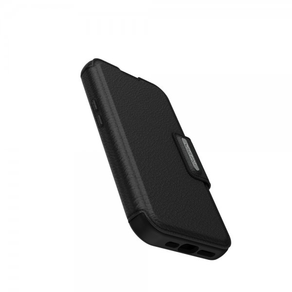 Otterbox iPhone 15 Pro -suojakuori Strada MagSafe Shadow Black