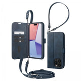 Spigen iPhone 15 Pro -kotelo Wallet S Pro Navy