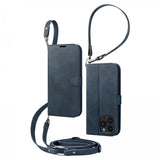 Spigen iPhone 15 Pro -kotelo Wallet S Pro Navy