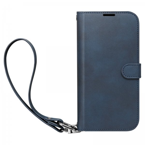 Spigen iPhone 15 Pro -kotelo Wallet S Pro Navy