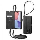 Spigen iPhone 15 Pro -kotelo Wallet S Pro musta
