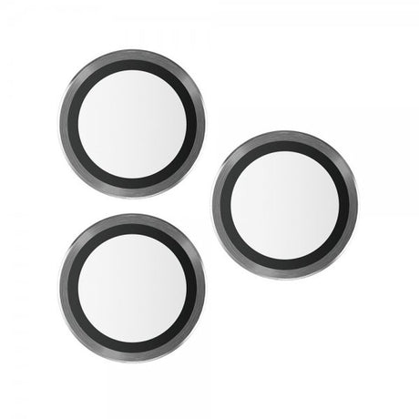 PanzerGlass iPhone 15 Pro/iPhone 15 Pro Max Kameran suojarengas Hoops Musta