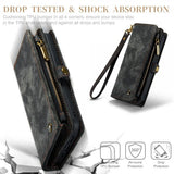 CaseMe iPhone 15 Pro Max Suojakotelo 008 Series Irrotettava Kuori Musta
