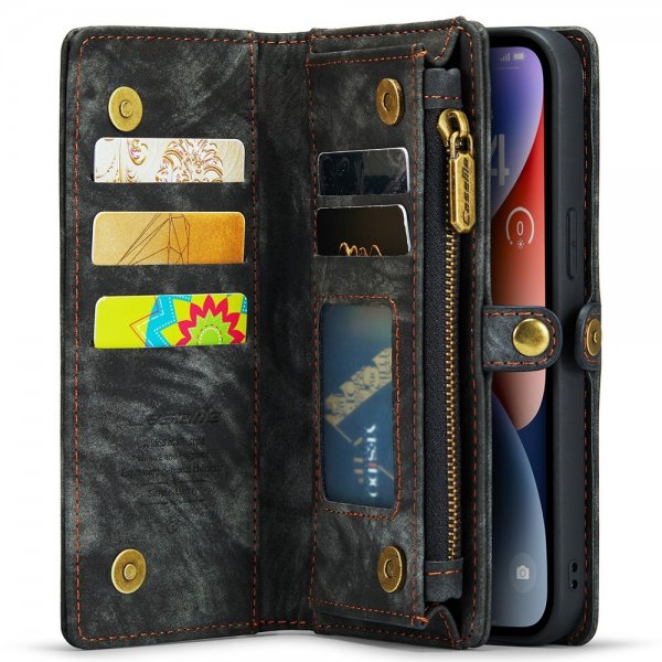 CaseMe iPhone 15 Pro Max Suojakotelo 008 Series Irrotettava Kuori Musta