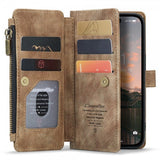 CaseMe iPhone 15 Pro Max -kotelo C30-sarja, ruskea
