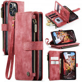 CaseMe iPhone 15 Pro Max -suojakotelo, C30 Series, punainen