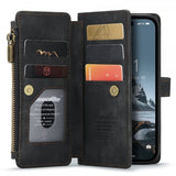 CaseMe iPhone 15 Pro Max -kotelo, C30-sarja, musta