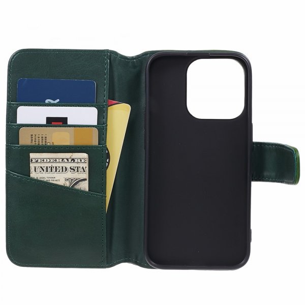 Nordic Covers iPhone 15 Pro Max - Essential nahkakotelo, Juniper Green