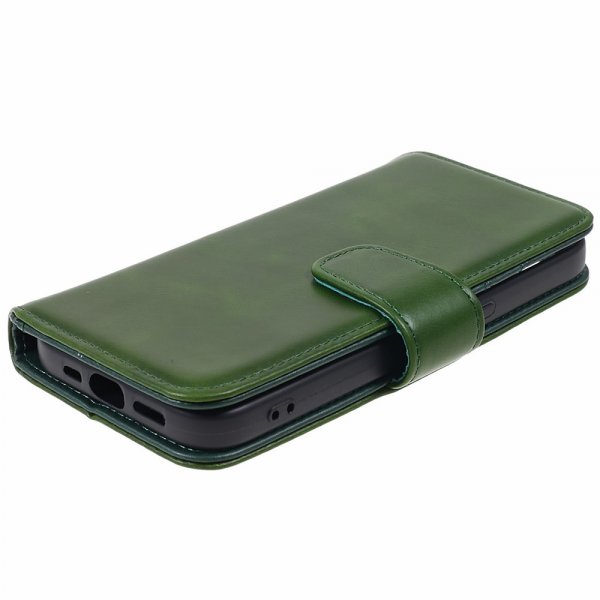 Nordic Covers iPhone 15 Pro Max - Essential nahkakotelo, Juniper Green