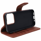 Nordic Covers iPhone 15 Pro Max -kotelo, Essential Leather, Maple Brown