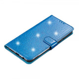 iPhone 15 Pro Max Kuori Glitter Sininen