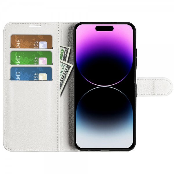 iPhone 15 Pro Max Litsi Valkoinen Kotelo