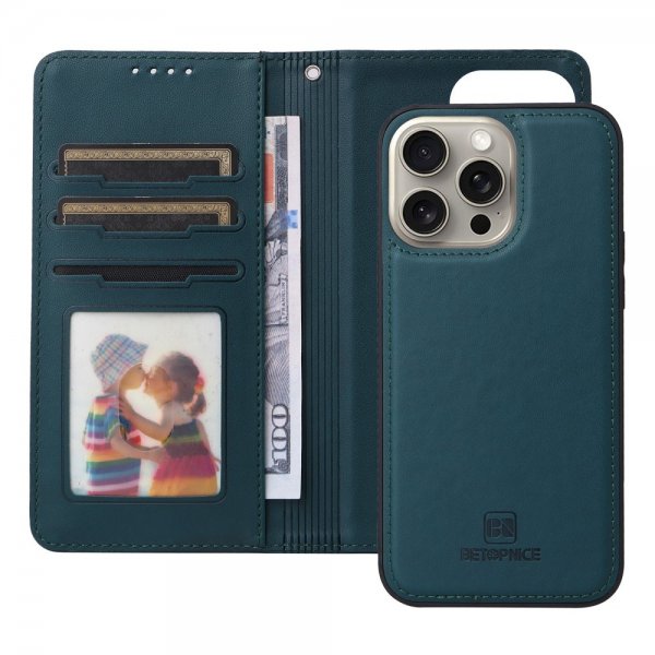 Betopnice iPhone 15 Pro Max Kotelo irrotettavalla kuorella 005 Sininen