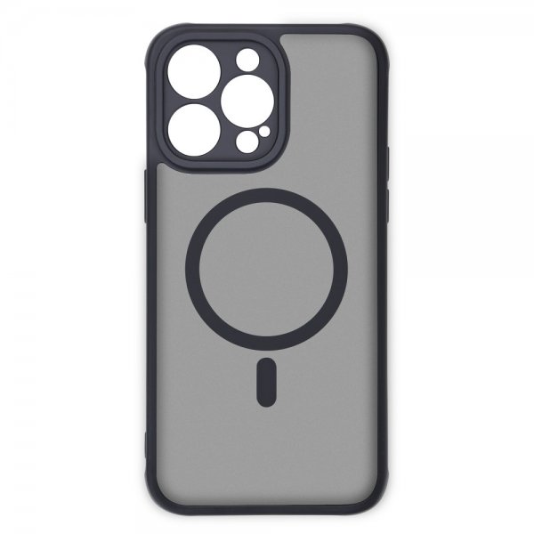 VILI iPhone 15 Pro Max -kotelo irrotettavalla kuorella, GV Series MagSafe, musta