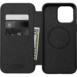 Nomad iPhone 15 Pro Max Modern Leather Folio -kotelo Horween Rustic Brown