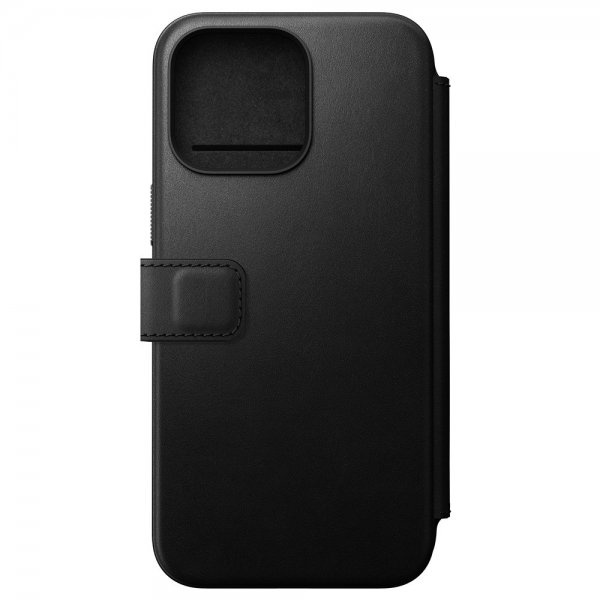 Nomad iPhone 15 Pro Max -kotelo Modern Leather Folio, musta
