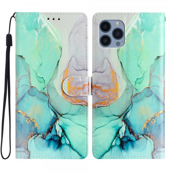 iPhone 15 Pro Max Kuori, Kuvio Marmori Vihreä