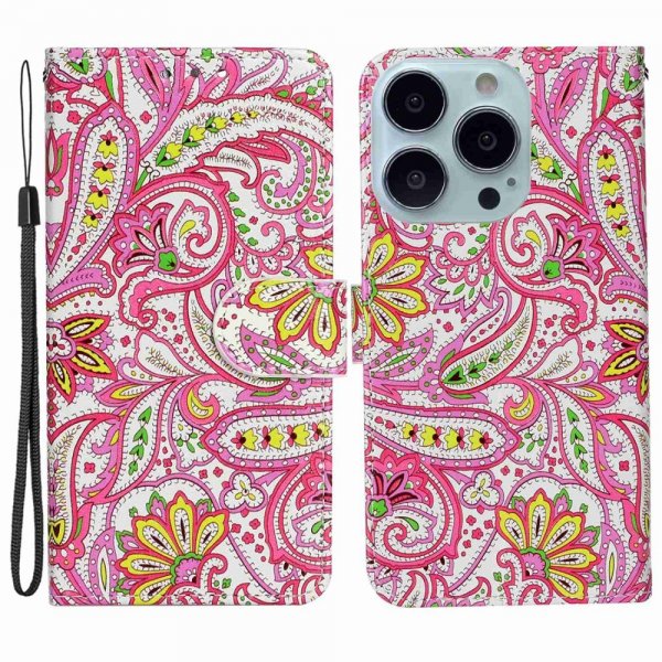iPhone 15 Pro Max -suojakuori, jossa paisley-kuvio