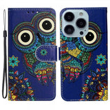 iPhone 15 Pro Max Kuori Pöllö Mandala -kuvioilla