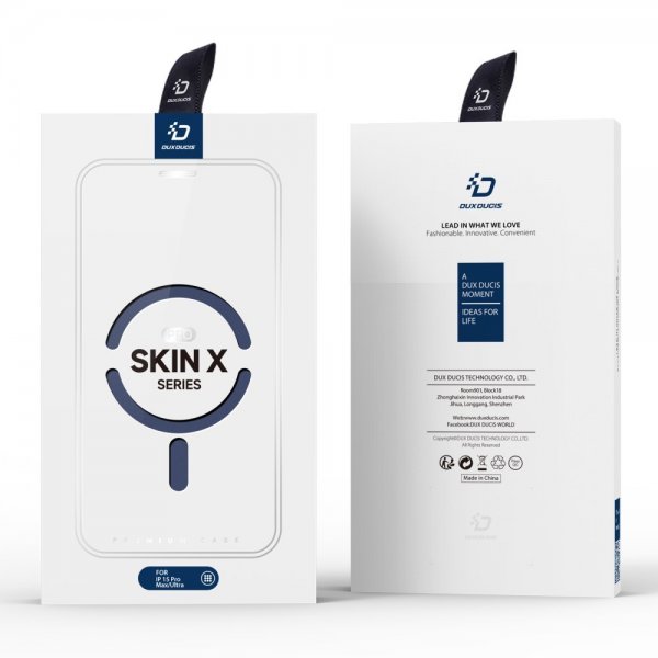 Dux Ducis iPhone 15 Pro Max Kotelo Skin X Pro Series MagSafe Sininen