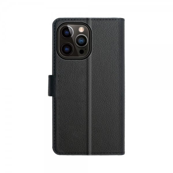 Xqisit iPhone 15 Pro Max -lompakkokotelo, Slim Wallet Selection, musta
