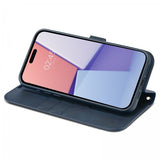 Spigen iPhone 15 Pro Max -lompakkokotelo Wallet S Pro, tummansininen