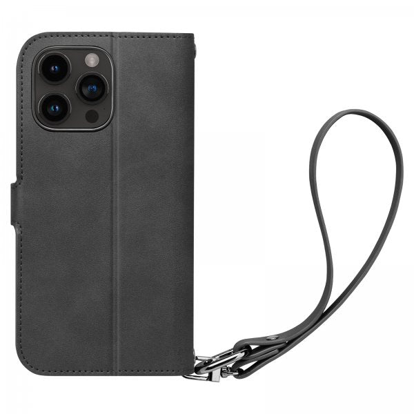 Spigen iPhone 15 Pro Max Wallet S Pro -suojakuori, musta