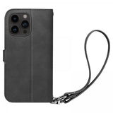 Spigen iPhone 15 Pro Max Wallet S Pro -suojakuori, musta