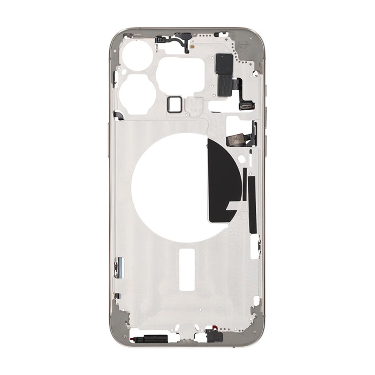 iPhone 15 Pro Max -keskikehys pienten osien kanssa, OEM – luonnontitaani