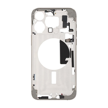 iPhone 15 Pro Max -keskikehys pienten osien kanssa, OEM – luonnontitaani