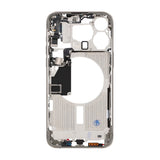 iPhone 15 Pro Max -keskikehys pienten osien kanssa, OEM – luonnontitaani