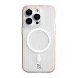Rvelon iPhone 15 Pro Max Kuori Aaltopahvikuviollinen MagSafe Oranssi