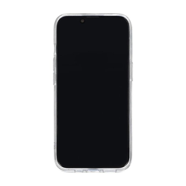 Rvelon iPhone 15 Pro Max -kuori jalustalla ja korttipaikalla, läpinäkyvä