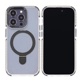 iPhone 15 Pro Max Kuori MagSafe Taitettava Jalustalla Musta