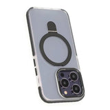 iPhone 15 Pro Max Kuori MagSafe Taitettava Jalustalla Musta