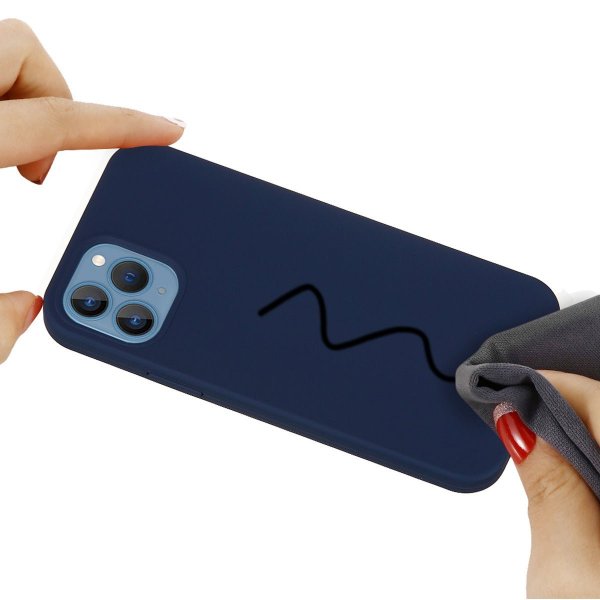 iPhone 15 Pro Max/iPhone 15 Silikonikuoret Sininen