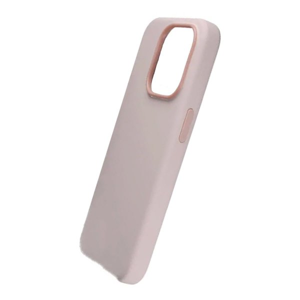 Rvelon iPhone 15 Pro Max Kuori Silikoni Vaaleanpunainen