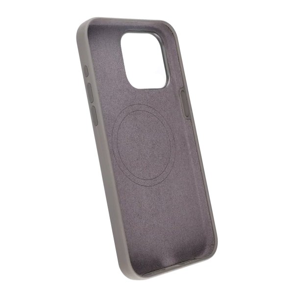 Rvelon iPhone 15 Pro Max Kuori Silikoni MagSafe Harmaa