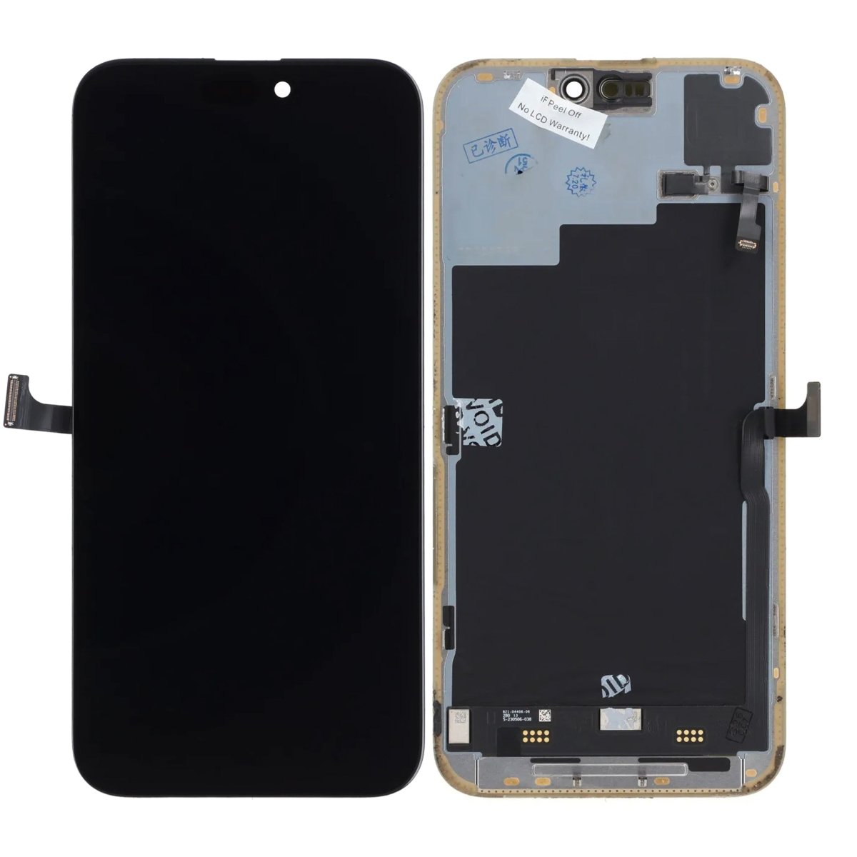 iPhone 15 Pro Max OLED -näyttö, alkuperäinen käytetty – diagnostiikka läpäisty