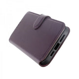 Rvelon iPhone 15 Pro Max Kuori Aitoa Nahkaa Violetti