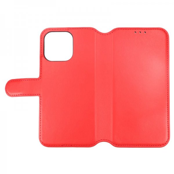 Rvelon iPhone 15 Pro Max Aito Nahkakuori Punainen