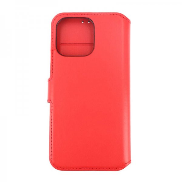 Rvelon iPhone 15 Pro Max Aito Nahkakuori Punainen