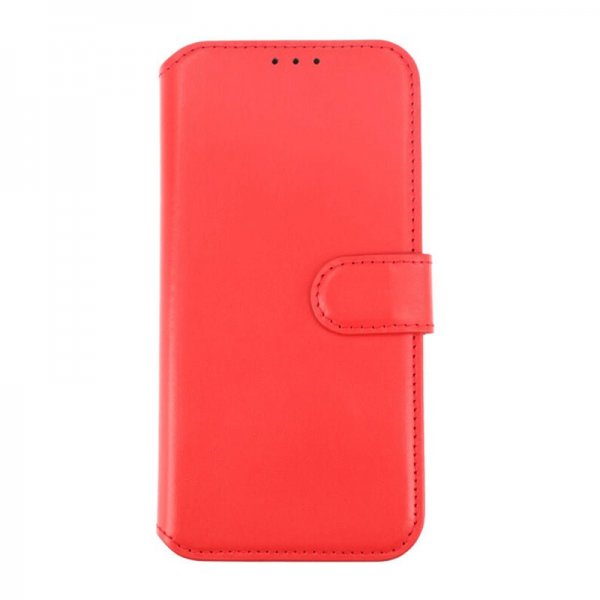 Rvelon iPhone 15 Pro Max Aito Nahkakuori Punainen