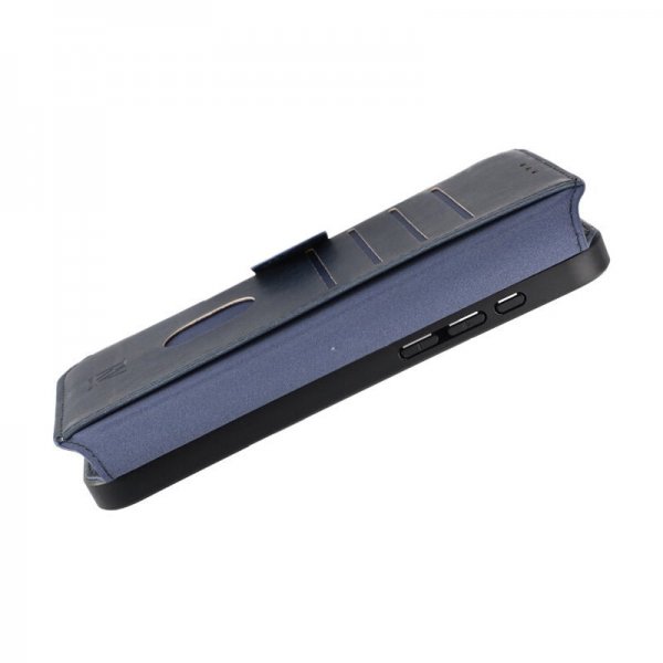Rvelon iPhone 15 Pro Max -suojakotelo 4 korttipaikalla MagSafe-sininen