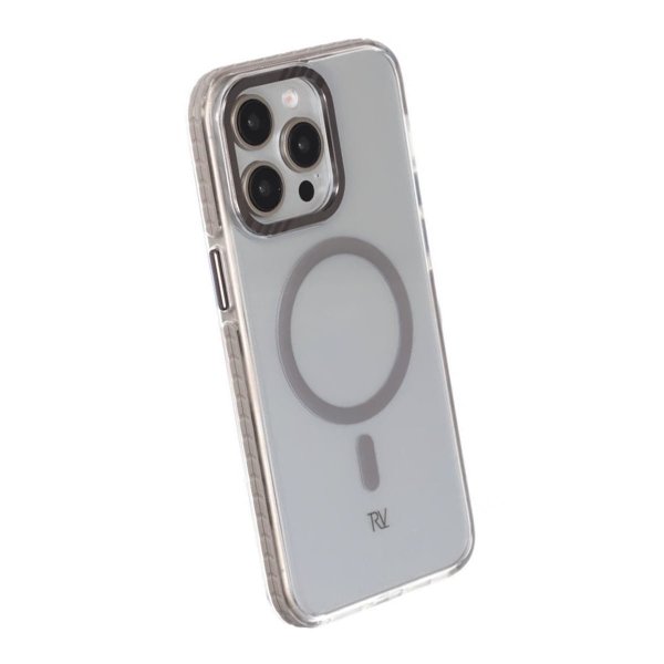 Rvelon iPhone 15 Pro Max Kuori TPU MagSafe Harmaa
