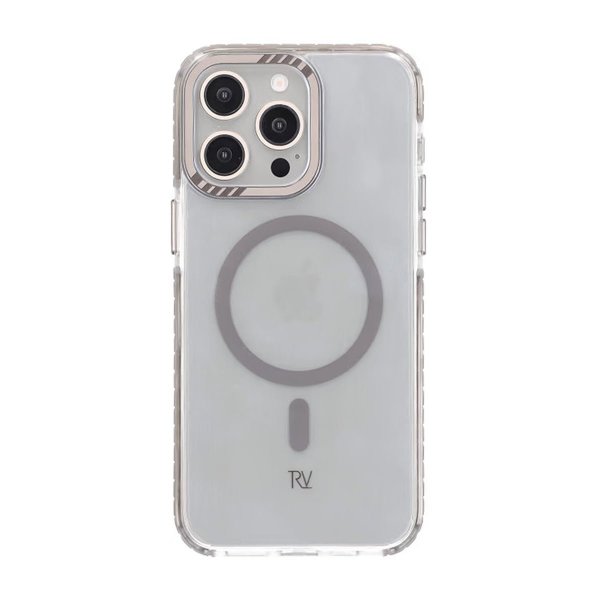 Rvelon iPhone 15 Pro Max Kuori TPU MagSafe Harmaa