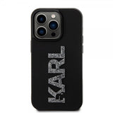 Karl Lagerfeld iPhone 15 Pro Max Kuori 3D Rubber Karl Musta