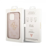 Guess iPhone 15 Pro Max Kuori 4G Logo Pinkki